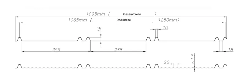 Dachplatten Produktdetails