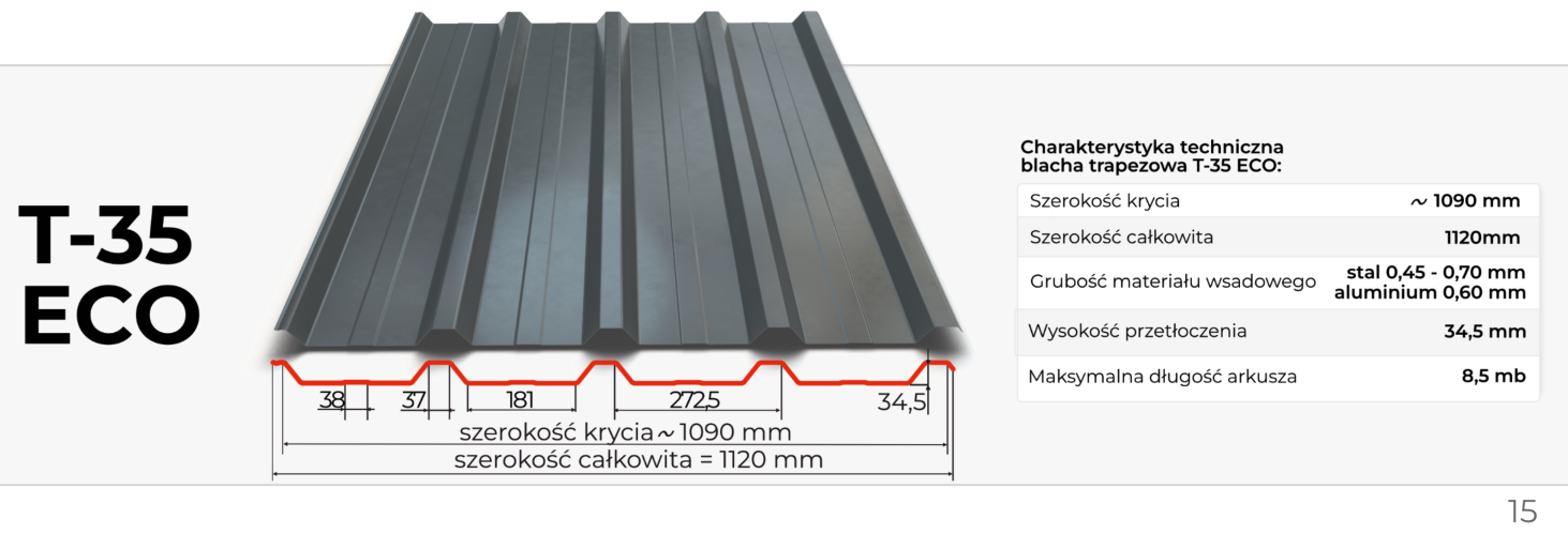 T-35 ECO technische Skizze