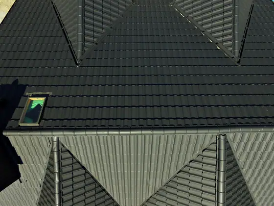 Referenzbild Metalldach Stehfalz Hausdach Ansicht 80